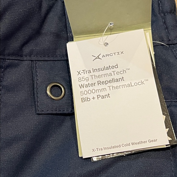 Unisex Cold Weather Kids Navy Blue Snow Pants Insulated Size XS (6/7) Winter - Picture 14 of 16